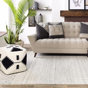 Artistic Weavers Chester Boho Moroccan Area Rug,6'7" x 9',Grey